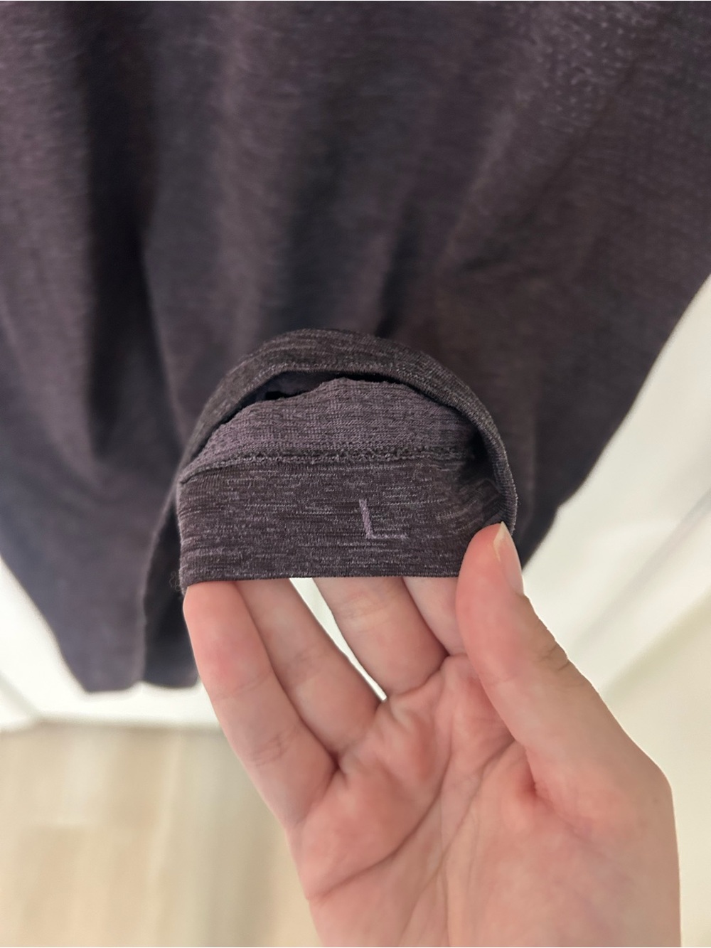 Lululemon Men's Metal Vent Tech Short Sleeve In Heather Grape Mauve - Picture 5 of 5